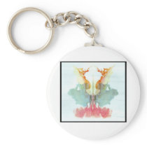 Rorschach Inkblot 9.0 Keychain