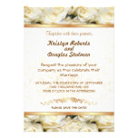Rosa blanco - invitación del boda