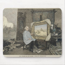 Rosa Bonheur  in her studio Mousepads