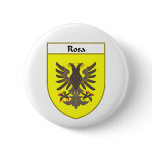 Rosa Coat of Arms/Family Crest Buttons