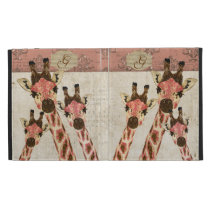 Rosa & Copper Giraffes Monogram Caseable Case caseable cases