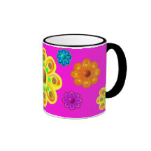 Rosa de cerámica holandés de la taza Z-MOD