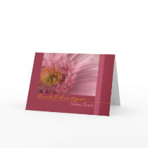 Rosa Gerbera • Danksagungskarte cards