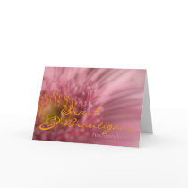 Rosa Gerbera • Save the Date Karte cards