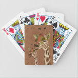 Rosa Giraffes Glitzy Card Deck playing cards