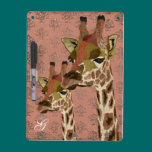 Rosa Giraffes Glitzy Dry Erase Board dry erase boards