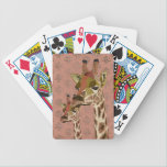 Rosa Giraffes Pink Glitzy Card Deck playing cards