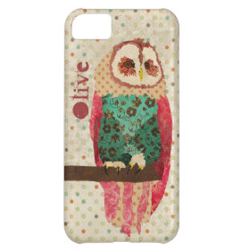 Rosa Owl Vintage iPhone Case iPhone 5C Case