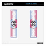 Rosa y extracto azul skins