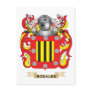 Rosales Coat of Arms (Family Crest) Postcard