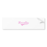 Rosalie Classic Style Name Bumper Stickers