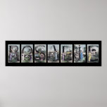 ROSALIE Vintage Alphabet Letter Name Art posters