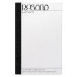 Rosana black Stationery