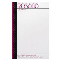 Rosana burgundy Stationery