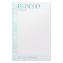 Rosana tiffany blue Stationery