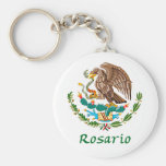 Rosario Mexican National Seal Keychain