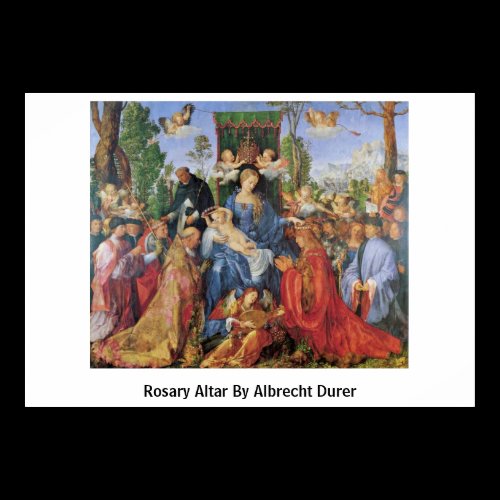 Rosary Altar By Albrecht Durer Poster
