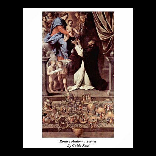 Rosary Madonna Scenes By Guido Reni Posters