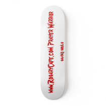 RosaryCafe Prayer Warrior Skateboard