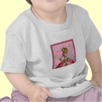 Rosas fuertes y pavo real de Marie Antonieta playeras