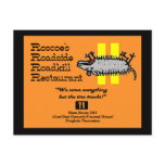 Roscoe's Roadside Roadkill Post Card