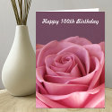 Rose 100th Birthday Card by KathyHenis Rose 100th Birthday Card