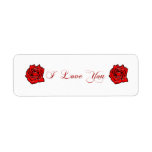 Rose #1 custom return address labels