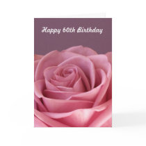 Rose 60th Birthday Card by KathyHenis Rose 60th Birthday Card