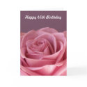 Rose 65th Birthday Card