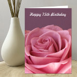 Rose 75th Birthday Card