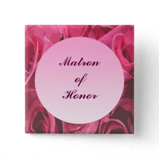Rose Abstract Matron of Honor Pin