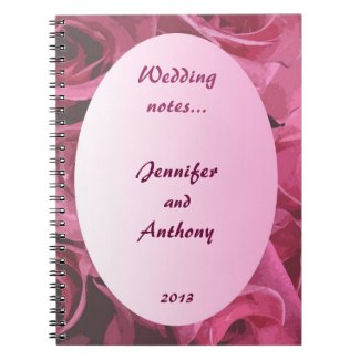Rose Abstract Wedding Notes