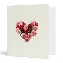 Rose and Carnation Heart binders