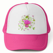 Rose and hearts hats