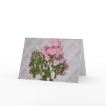 Rose and Lattice Greeting Card