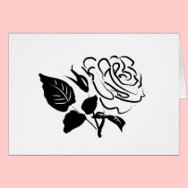 Rose and Leaves Sketch cards by White_Wedding Rose and Leaves Sketch cards