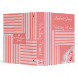 Rose and stripes.. wedding planner binder