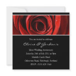 Rose Anniversary Party Invitation