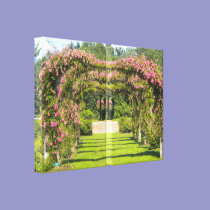 Rose Arch Wrapped Canvas Prints canvas prints