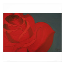 Rose Art by Pryor Autographed Print by gramabarb Rose Art by Pryor Autographed Print