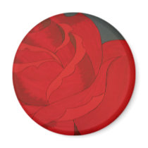 Rose Art by Pryor Magnet