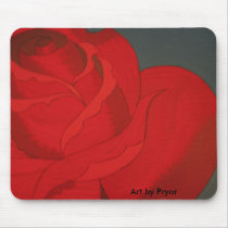 Rose Art by Pryor Mousepad by gramabarb Rose Art by Pryor Mousepad