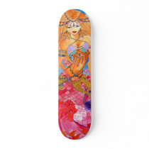 rose bellydancer mermaid skateboard skateboards