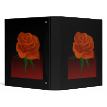 Rose Vinyl Binder