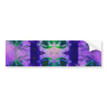 Rose Birds – Violet & Pink Cycle Bumper Sticker