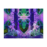 Rose Birds – Violet & Pink Cycle Postcards