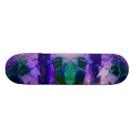 Rose Birds – Violet & Pink Cycle Skate Board Deck