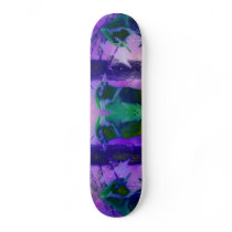 Rose Birds – Violet & Pink Cycle Skate Board Deck