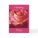 rose birthday card