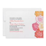 Rose Blossom Wedding Invitation